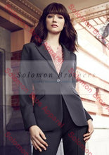 Load image into Gallery viewer, Womens One Button Longline Jacket - Solomon Brothers Apparel