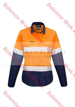 Load image into Gallery viewer, Womens Rugged Cooling Taped Hi Vis Spliced L/S Shirt - Solomon Brothers Apparel