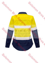 Load image into Gallery viewer, Womens Rugged Cooling Taped Hi Vis Spliced L/S Shirt - Solomon Brothers Apparel