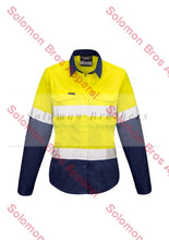 Load image into Gallery viewer, Womens Rugged Cooling Taped Hi Vis Spliced L/S Shirt - Solomon Brothers Apparel