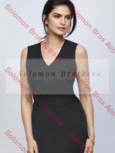 Load image into Gallery viewer, Womens Sleeveless V-Neck Dress - Solomon Brothers Apparel