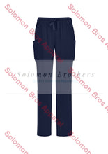 Load image into Gallery viewer, Womens Straight Leg Scrub Pant Midnight Navy / Sm Health & Beauty
