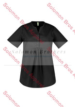 Load image into Gallery viewer, Womens Tunic Scrub Top Black / Xsm Health &amp; Beauty
