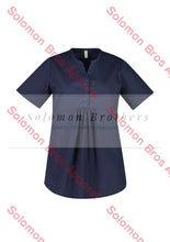Load image into Gallery viewer, Womens Tunic Scrub Top Midnight Navy / Xsm Health &amp; Beauty
