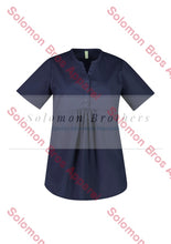 Load image into Gallery viewer, Womens Tunic Scrub Top Midnight Navy / Xsm Health & Beauty