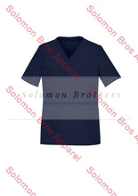 Load image into Gallery viewer, Womens V-Neck Scrub Top Midnight Navy / Sm Health & Beauty