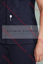 Load image into Gallery viewer, Womens Zip Front Scrub Top Health & Beauty