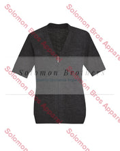 Load image into Gallery viewer, Womens Zip Front S/S Knit - Solomon Brothers Apparel