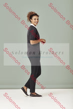 Load image into Gallery viewer, Womens Zip Front S/S Knit - Solomon Brothers Apparel