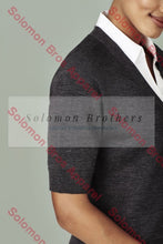 Load image into Gallery viewer, Womens Zip Front S/S Knit - Solomon Brothers Apparel