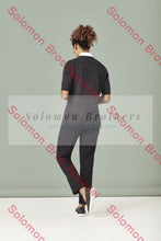 Load image into Gallery viewer, Womens Zip Front S/S Knit - Solomon Brothers Apparel