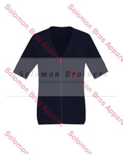 Load image into Gallery viewer, Womens Zip Front S/S Knit - Solomon Brothers Apparel