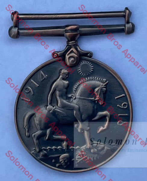 1914-18 British War Full / Bronze Medals