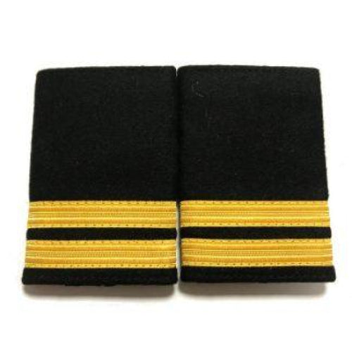 2 Bar Gold Lace Soft Epaulettes - Solomon Brothers Apparel