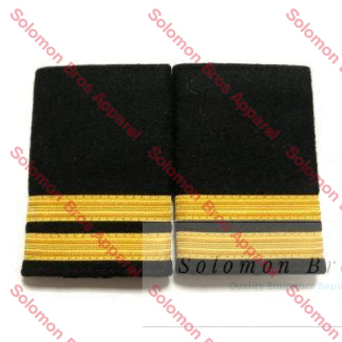 2 Bar Gold Lace Soft Epaulettes - Solomon Brothers Apparel