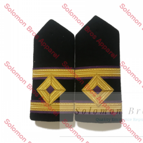 2nd Engineer Hard Epaulettes - Merchant Navy - Solomon Brothers Apparel