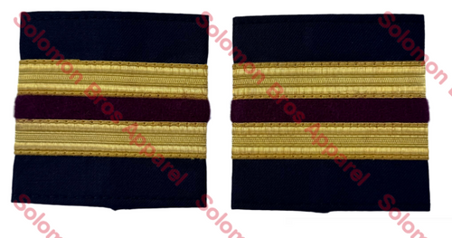 2nd Engineer Soft Epaulettes - Merchant Navy Shoulder Insignia