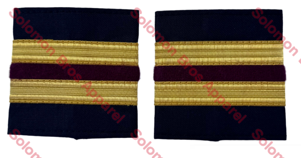 2nd Engineer Soft Epaulettes - Merchant Navy Shoulder Insignia