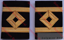 Load image into Gallery viewer, 2nd Officer Soft Epaulettes - Merchant Navy - Solomon Brothers Apparel
