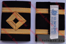 Load image into Gallery viewer, 2nd Officer Soft Epaulettes - Merchant Navy - Solomon Brothers Apparel
