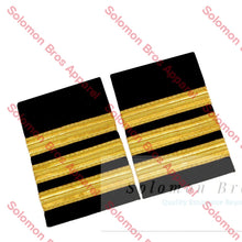 Load image into Gallery viewer, 3 Bar Gold Lace Soft Epaulettes - Solomon Brothers Apparel
