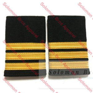 3 Bar Gold Lace Soft Epaulettes - Solomon Brothers Apparel