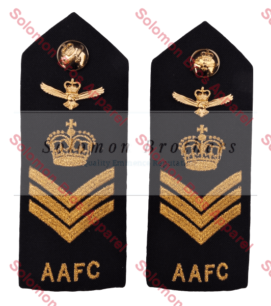 A.a.f.c. Flight Sergeant Shoulder Board Insignia