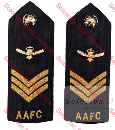 A.a.f.c. Sergeant Shoulder Board Insignia