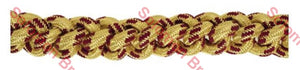 Aiguillette Army Aide-De-Camp Left Shoulder Gold & Maroon Accoutrements