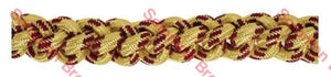 Aiguillette Army Aide-De-Camp Left Shoulder Gold & Maroon Accoutrements