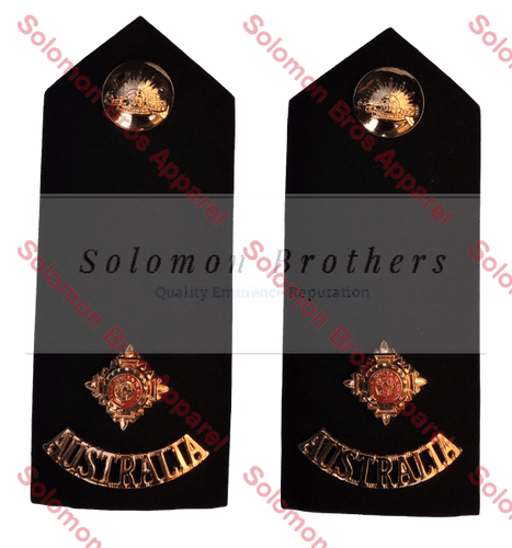 Army 2nd Lieutenant Gold Shoulder Board - Solomon Brothers Apparel