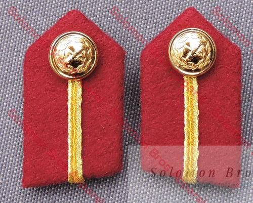 Army Gorget Major General Small Shoulder Insignia