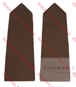 Army Officer Shoulder Board Small ( 125Mm ) / Khaki Brown Insignia