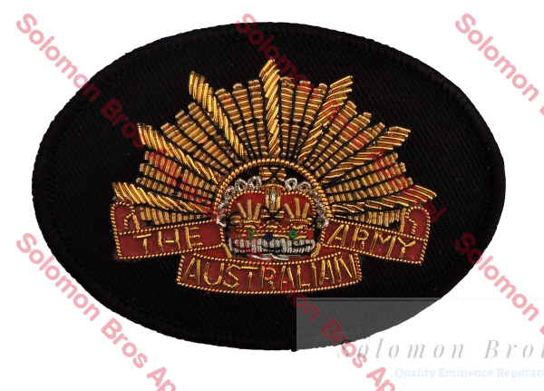 Army Senior Officers Cap Badge - Solomon Brothers Apparel