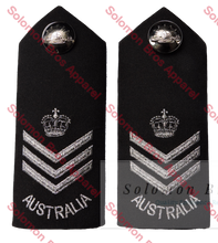 Load image into Gallery viewer, Army Staff Sergeant Silver Shoulder Board Insignia
