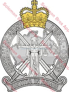Australian Army Legal Corp Cap Badge - Solomon Brothers Apparel