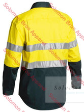 Load image into Gallery viewer, Bisley 2 Tone 3M Taped Hi Vis Cool Lightweight Mens Shirt - Long Sleeve - Solomon Brothers Apparel

