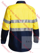 Load image into Gallery viewer, Bisley 2 Tone 3M Taped Hi Vis Cool Lightweight Mens Shirt - Long Sleeve - Solomon Brothers Apparel
