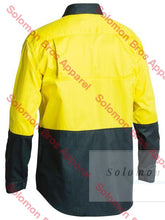 Load image into Gallery viewer, Bisley  2 Tone Hi Vis Cool Lightweight Drill Shirt - Long Sleeve - Solomon Brothers Apparel

