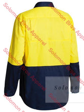 Load image into Gallery viewer, Bisley  2 Tone Hi Vis Cool Lightweight Drill Shirt - Long Sleeve - Solomon Brothers Apparel
