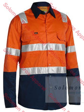 Load image into Gallery viewer, Bisley 3M Taped Cool Lightweight Hi Vis Shirt L/S With Shoulder Tape - Solomon Brothers Apparel
