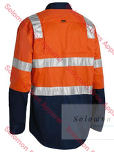 Load image into Gallery viewer, Bisley 3M Taped Cool Lightweight Hi Vis Shirt L/S With Shoulder Tape - Solomon Brothers Apparel
