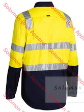 Load image into Gallery viewer, Bisley 3M Taped Cool Lightweight Hi Vis Shirt L/S With Shoulder Tape - Solomon Brothers Apparel
