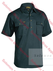 Bisley Closed Front Cotton Drill Shirt S/S - Solomon Brothers Apparel