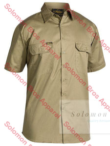 Bisley Cool Lightweight Cotton Drill Shirt S/S - Solomon Brothers Apparel