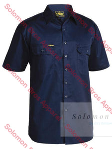 Bisley Cool Lightweight Cotton Drill Shirt S/S - Solomon Brothers Apparel