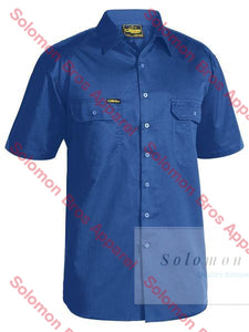 Bisley Cool Lightweight Cotton Drill Shirt S/S - Solomon Brothers Apparel