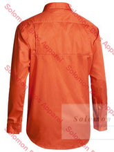 Load image into Gallery viewer, Bisley Cool Lightweight Gusset Cuff Hi Vis Drill Shirt - Long Sleeve - Solomon Brothers Apparel
