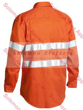 Load image into Gallery viewer, Bisley Cool Lightweight Gusset Cuff Hi Vis Mens Shirt with 3M Reflective Tape - Long Sleeve - Solomon Brothers Apparel
