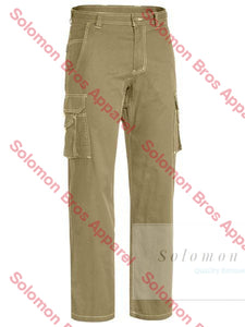 Bisley Cool Vented Lightweight Cargo Pant Khaki / 77R Workwear